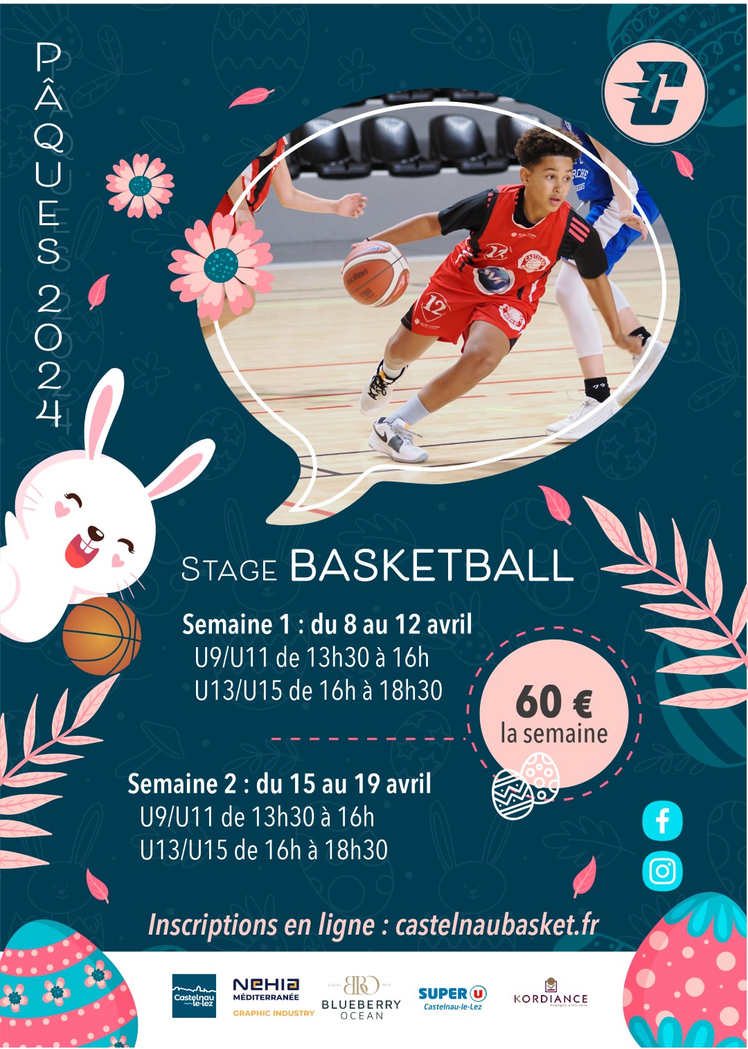 Stage Castelnau basket de Pâques 2024